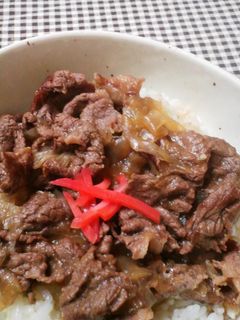 たまねぎとろ~り☆我が家の牛丼☆-レシピのメイン写真