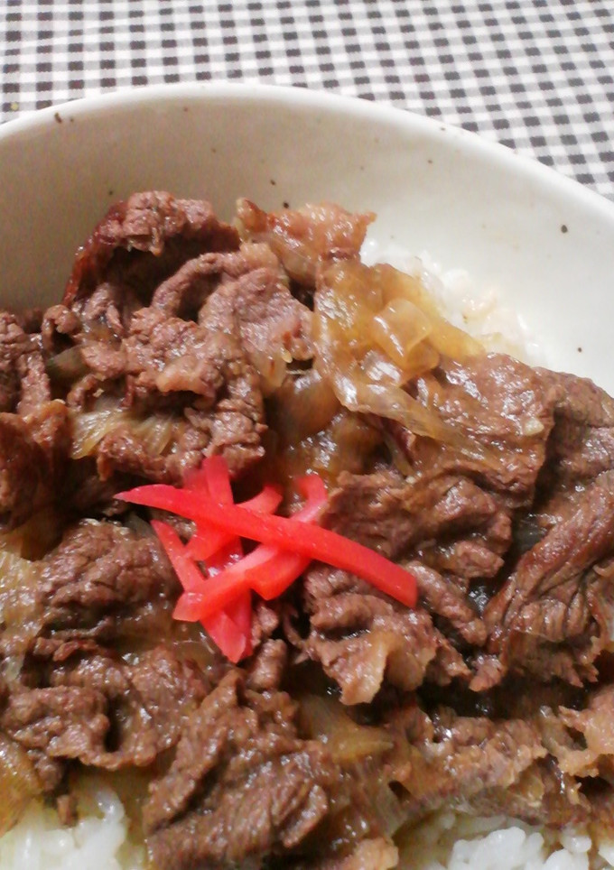 たまねぎとろ～り☆我が家の牛丼☆-レシピのメイン写真