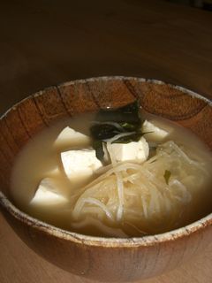 捨てないで!刺身のつまでお味噌汁-レシピのメイン写真
