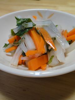 大根と人参の梅和え-レシピのメイン写真