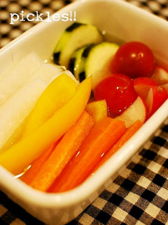 とっても簡単!夏野菜のピクルス-レシピのメイン写真