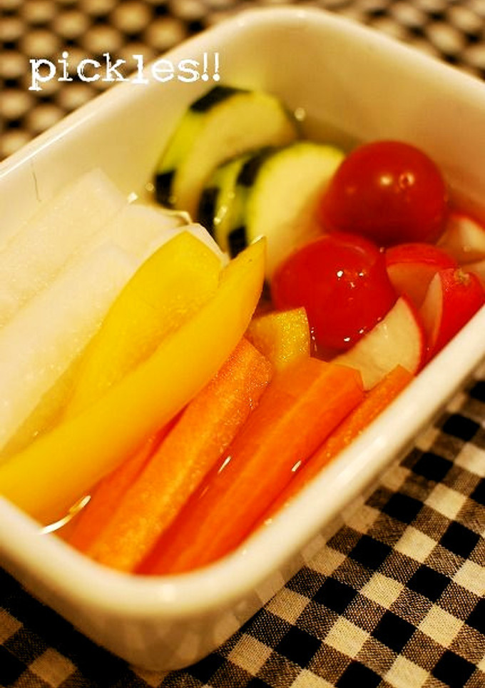 とっても簡単！夏野菜のピクルス-レシピのメイン写真