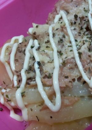 【簡単おつまみ】じゃがいもツナマヨ焼き♪-レシピのメイン写真