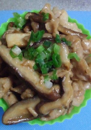 豚バラと椎茸のオイマヨ炒め-レシピのメイン写真