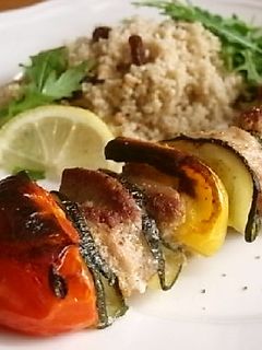 豚肉と夏野菜のアラブ風串焼き-レシピのメイン写真