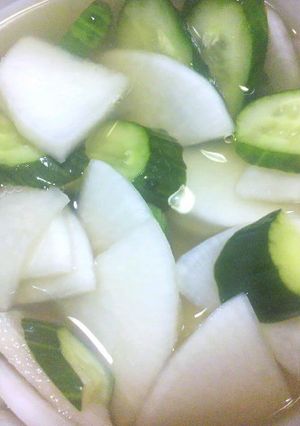 好評！きゅうりと大根の漬け物♪たくあん-レシピのメイン写真
