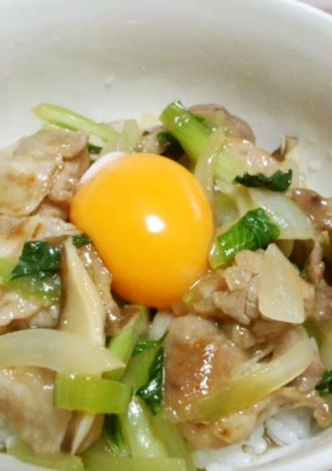 ちんげん菜の中華丼☆-レシピのメイン写真