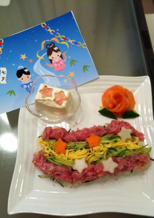 七夕に♡天の川散らし寿司♬-レシピのメイン写真