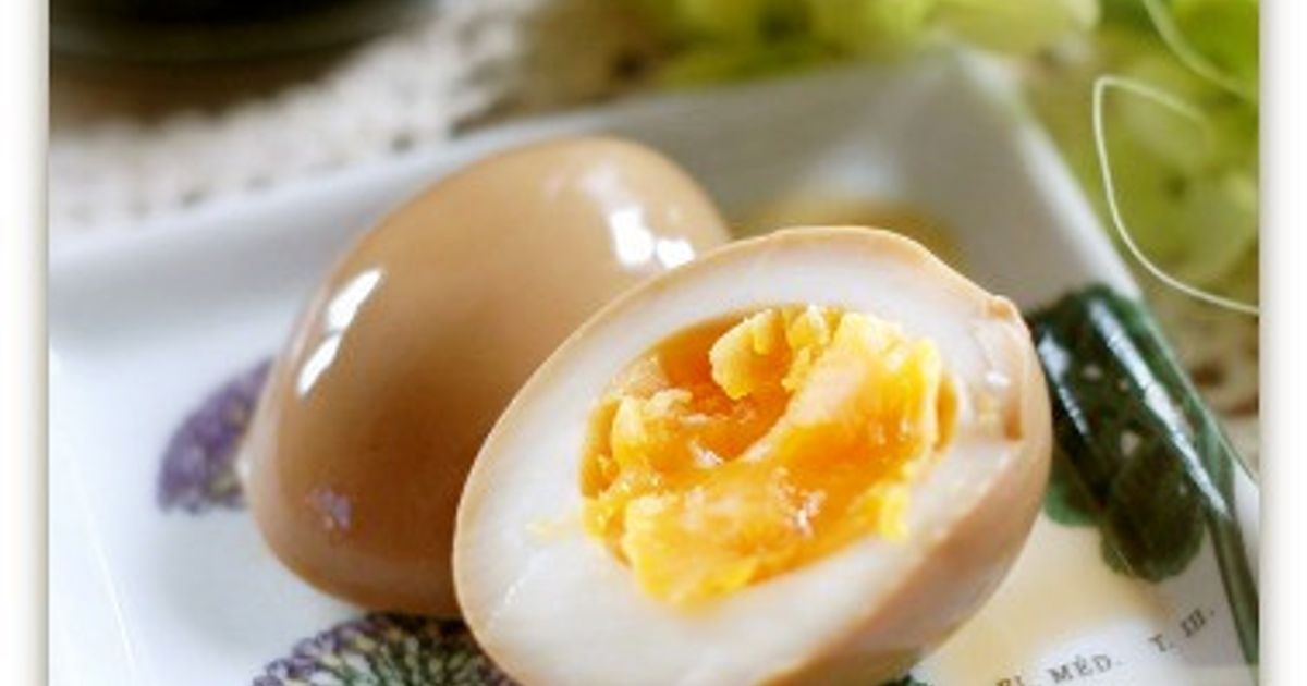 煮卵 Easy Japanese Cuisine] How to make Ultimate half-boiled egg