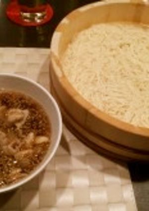 夏バテ防止☆豚つけそうめん-レシピのメイン写真
