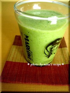 水菜とパインの美味しいグリーンスムージー-レシピのメイン写真