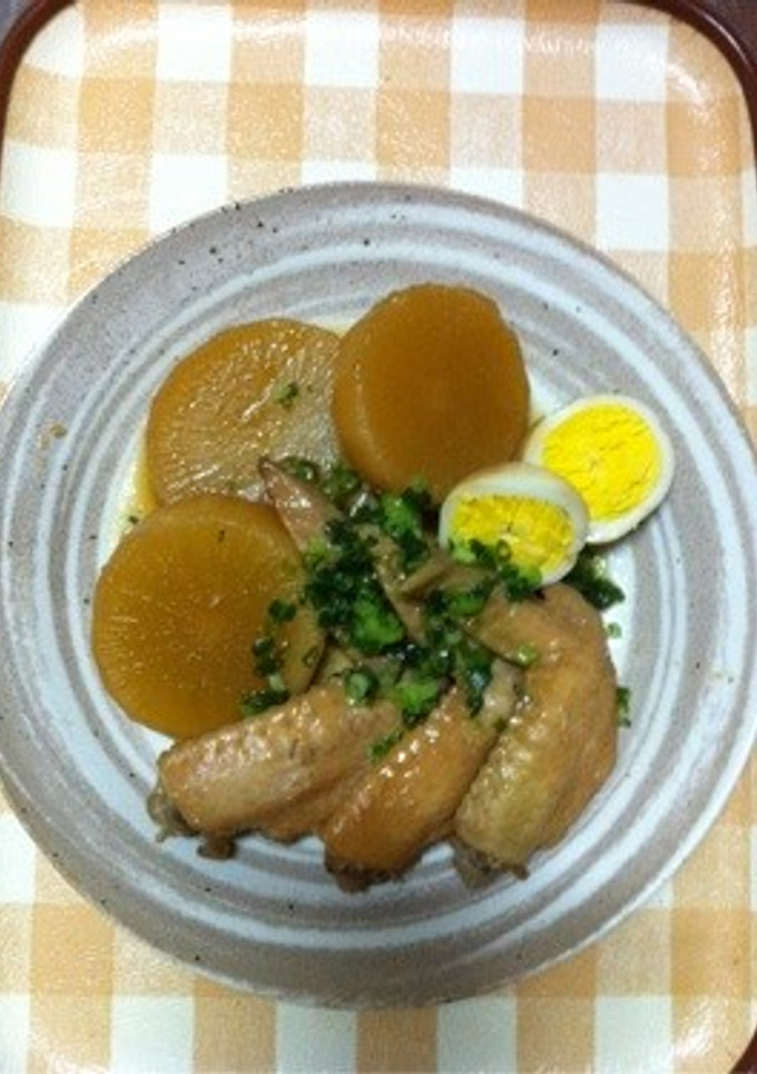 ☆ 大根と手羽先のこってり煮 ☆-レシピのメイン写真