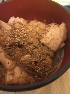 豆腐とえりんぎのこっくり炒め-レシピのメイン写真