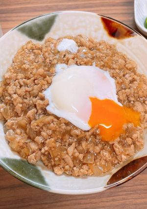 豚ひき肉のあんかけ丼-レシピのメイン写真