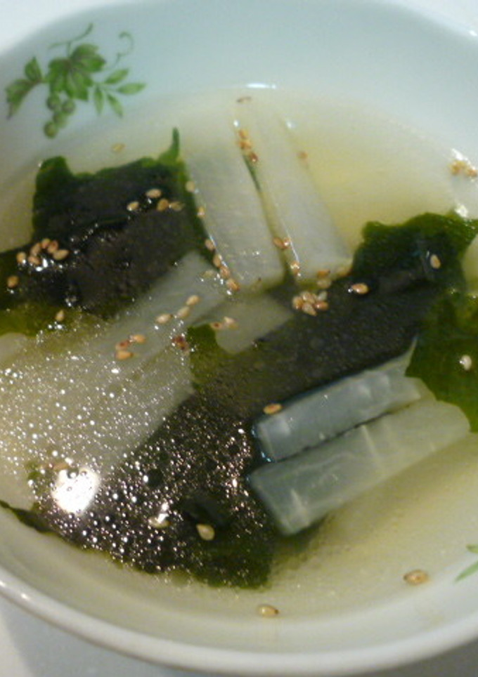 簡単☆大根とわかめの中華スープ-レシピのメイン写真