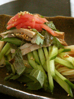 そうめん冷やし中華風-レシピのメイン写真