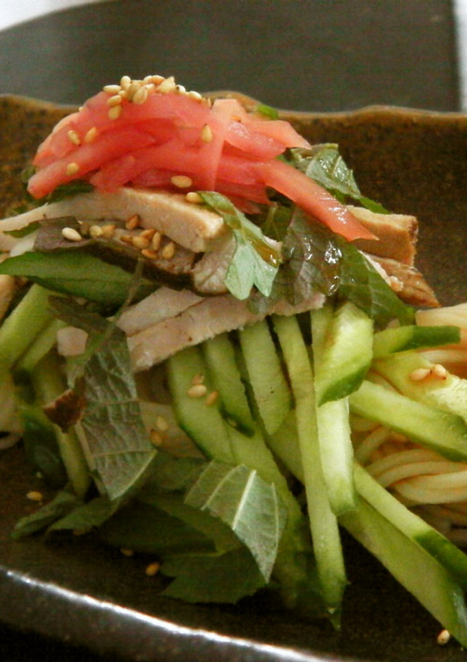 そうめん冷やし中華風-レシピのメイン写真