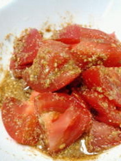 ★トマトの胡麻酢和え★-レシピのメイン写真