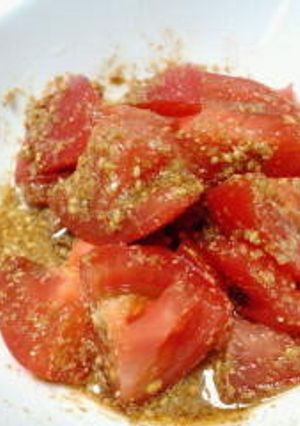 ★トマトの胡麻酢和え★-レシピのメイン写真