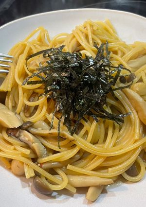 ワンパン　和風ガリバタ醤油パスタ-レシピのメイン写真