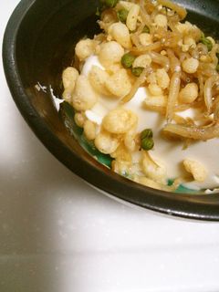 揚げ玉ちりめん冷奴-レシピのメイン写真