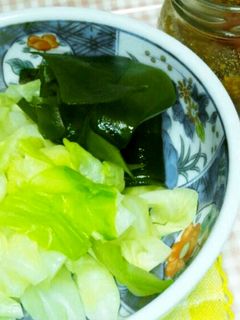 ひんやりキャベツの胡麻和え♪-レシピのメイン写真
