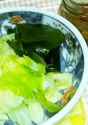 ひんやりキャベツの胡麻和え♪-レシピのメイン写真