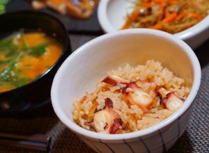 たことしょうがの炊き込みごはん-レシピのメイン写真