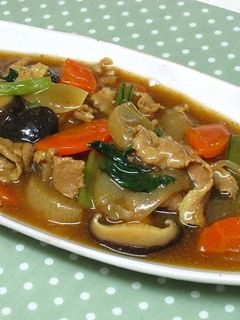 豚小間の和風カレー煮-レシピのメイン写真