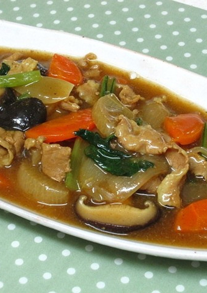 豚小間の和風カレー煮-レシピのメイン写真