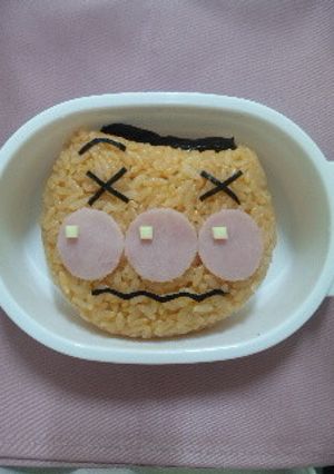 キャラ弁☆力が出ないアンパンマン-レシピのメイン写真