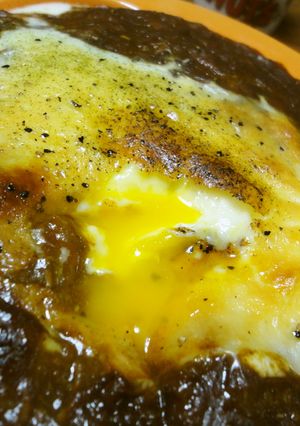 卵がとろ～り♪絶品☆チーズ焼きカレー☆-レシピのメイン写真