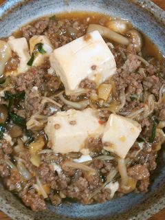 えのきとしめじ入り麻婆豆腐-レシピのメイン写真