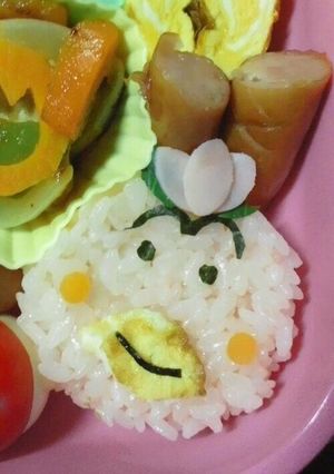 キャラ弁カンタンおにぎり7…はなかっぱ-レシピのメイン写真