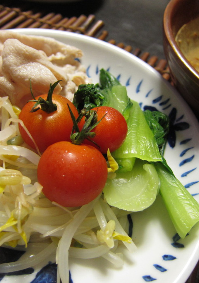 冷しゃぶと美味しいごまだれの作り方-レシピのメイン写真