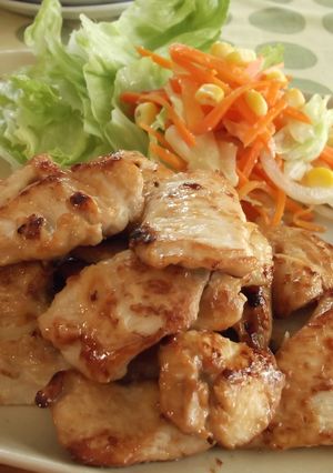 焼肉のたれで簡単✿鶏むねの蒸し揚げ焼き-レシピのメイン写真