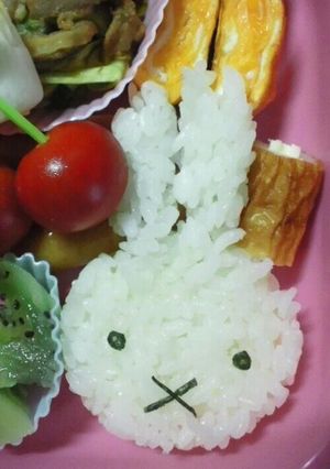 キャラ弁カンタンおにぎり8…ミッフィー-レシピのメイン写真