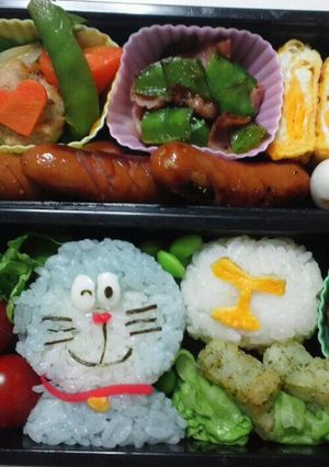 キャラ弁カンタンおにぎり9…ドラえもん-レシピのメイン写真
