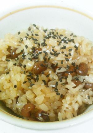 マイヤー電子レンジ圧力鍋で作るお赤飯-レシピのメイン写真