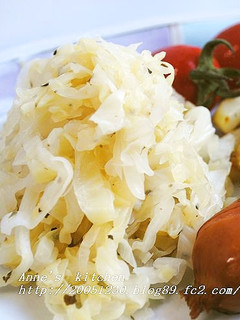 簡単!ザワークラウト風キャベツの甘酢煮☆-レシピのメイン写真