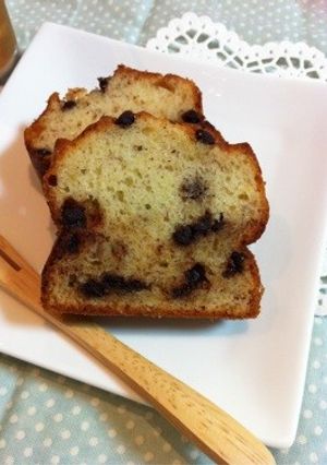 チョコバナナパウンドケーキ-レシピのメイン写真