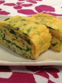 豆苗の玉子焼き-レシピのメイン写真
