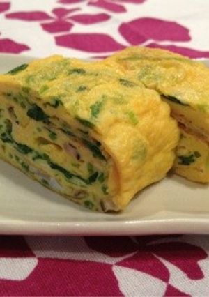 豆苗の玉子焼き-レシピのメイン写真