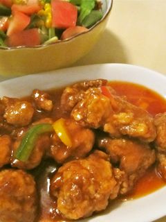 鶏唐揚げの甘酢あんかけ-レシピのメイン写真