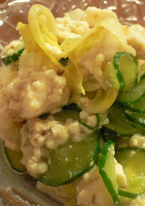 サクサク天かす入り♪豆腐のごまサラダ-レシピのメイン写真