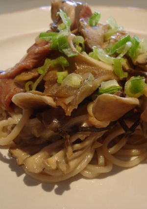 舞茸とベーコンの味噌マヨパスタ-レシピのメイン写真