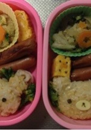キャラ弁カンタンおにぎり11…ﾘﾗｯｸﾏ-レシピのメイン写真