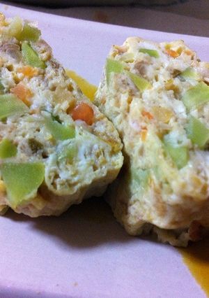 アサリとそら豆の卵焼き-レシピのメイン写真