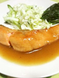 甘じょっぱい!! 鮭の味噌煮-レシピのメイン写真