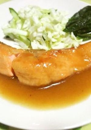 甘じょっぱい!! 鮭の味噌煮-レシピのメイン写真
